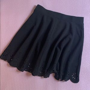 Black mini skirt, size 2